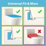 4our Kiddies Baby Toilet Lock (2 Pack) for Child Safety, Baby Proof Toilet Seat Lock with 2 Extra Pallet Fit for Most Standard Toilet, Easy Intallation Toilet Lid Lock with 2 Extra 3M Adhesive - Image 5