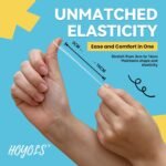 HOYOLS Clear Elastic Hair Rubber Bands, 1500pcs Mini Small Clear Ponytail Elastics Holders for Blond Kids Girls Hair No Crease Damage No Hurt 1 Inch TPU - Image 4