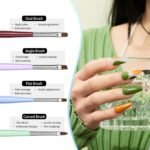 Modelones Nail Art Brushes Set, Nail Brush kit Gel Polish, Extension Gel, Liner, Clean up, Carving, Apex Building, Dotting Pens Professional Tools for Drawing Painting 3D Design Salon & DIY Use - Image 4