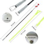 DR.PEN Flexible Grabber Claw Pick Up Reacher Tool (Drain Clog Remove Tool), With 4 Claws Bendable Hose Pickup Reaching Assist Tool for Litter Pick, Home and Kitchen Sink, Drains, Toilet (35.4 inch) - Image 3