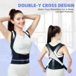 babaka Back Brace Posture Corrector for Women and Men, Adjustable Shoulder Brace for Upper and Lower Back Pain Relief - Improve Posture Correct Hunchback Slouching Kyphosis (Medium, Waist: 29.5"-35.4"'') - Image 5