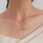 INFUSEU Unique Initial Necklaces for Women Girls Small Heart Letter Jewelry, Meaningful Personalized Gifts - Image 9