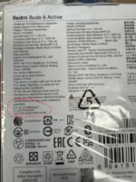 Redmi Buds 6 Active Noise Cancelling Sports Earbuds, IP55 Waterproof Running Headphones with 30H Playtime, Comfort Fit for Sports (Black) - Image 3