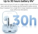 Redmi Buds 6 Active Noise Cancelling Sports Earbuds, IP55 Waterproof Running Headphones with 30H Playtime, Comfort Fit for Sports (Black) - Image 6