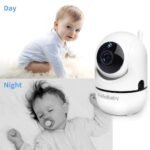 HelloBaby Video Baby Monitor with Remote Camera Pan-Tilt-Zoom, 3.2'' Color LCD Screen, Infrared Night Vision, Temperature Display, Lullaby, Two Way Audio - Image 4