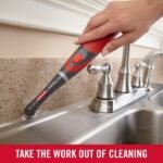 Rubbermaid Reveal Power Scrubber with Multi-Purpose Head, Cordless Electric Battery Powered Scrub Brush, Water Resistant, for Home/Kitchen/Bathroom/Grout/Tile/Shower/Tub - Image 3
