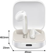 Xiaomi Redmi Buds 6 Active Wireles Earbuds (Global Version), Bluetooth 5.4 in-Ear Headphones, 30H Long Battery Life,Noise Cancellation for Calls, 5 Tuning Modes, IPX4 Waterproof - (White) - Image 3