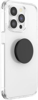 ​​​​PopSockets Phone Grip with Expanding Kickstand, Adhesive Grip - Black - Image 4