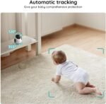 BOIFUN Smart WiFi Baby Monitor, 1080P HD 4.3" Wireless Display, App & Monitor Control, Night Vision, Auto Tracking, Motion & Sound Detection, Temperature & Humidity Sensor - Image 5
