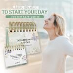 MESMOS Inspirational Gifts for Women, Teacher Appreciation Gifts for Women, Perpetual Calendar with 366 Daily Affirmations, Mindfulness Self Care Gifts, Cute Office Desk Accessories, Office Decoration - Image 3
