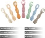 PandaEar 7 Pack Silicone Baby Feeding Spoon | Baby Led Weaning Supplies | Toddler Infant Feeding Spoon First Stage - Image 4