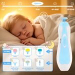 Baby Grooming Kit - 26 in 1 Nursery Essentials Baby Registry Shower Gift for Newborns, Infants, Toddlers, Boys, Girls Kids-Safety Baby Comb, Brush, Finger Toothbrush, Nail Clippers, Scissors(Blue) - Image 3