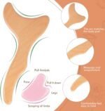 Lymphatic Drainage Massager, 3-in-1 Wood Therapy Massage Tools, Maderoterapia Kit Roller Gua Sha for Back and Muscle Pain Relief, Wood Therapy Tools for Body Shaping, Contouring, Anti-Cellulite - Image 4