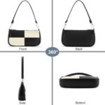 NIUEIMEE ZHOU Shoulder Bag for Women Retro Vegan Leather Classic Clutch Tote HandBags Purses with Zipper Closure - Image 3
