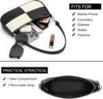 NIUEIMEE ZHOU Shoulder Bag for Women Retro Vegan Leather Classic Clutch Tote HandBags Purses with Zipper Closure - Image 4