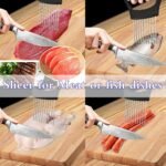 Stainless Steel Onion Holder for Slicing,Onion Slicer Holder,Onion Cutter for Slicing of Onions,Tomatoes,Avocados,Eggs and Other Vegetables,KItchen Utensils - Image 5