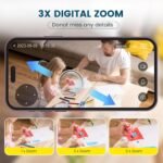 litokam Security Camera Indoor 2K, 360 Pan/Tilt Cameras for Home Security with Motion Detection, Baby Monitor for Pet/Dog with Night Vision, 2.4GHz WiFi Cam with Phone App & 2-Way Audio - Image 5