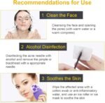 Pimple Popper Tool Kit, IUMAKEVP 15 PCS Professional Stainless Steel Blackhead Remover Comedone Extractor Tools for Removing Pimples, Blackheads, Zit on Face - Acne Removal Kit with Metal Case (Black) - Image 6