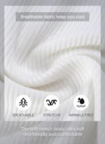 JMIERR Men's Muscle Slim Henley Shirts Crewneck Longline T-Shirt Gym Workout Athletic Shirt Tees with Button - Image 4