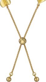 Ted Baker London Hedra Flutter Heart Adjustable Bracelet for Women (Gold) - Image 3