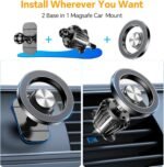 Kaistyle for Magsafe Car Mount【20 Strong Magnets】Magnetic Phone Holder for Car Phone Holder Mount Dash Mounted Holders Cell Phone Holders for Your Car Accessories for Women Men for iPhone 17 16 15 14 - Image 3