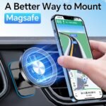 Kaistyle for Magsafe Car Mount【20 Strong Magnets】Magnetic Phone Holder for Car Phone Holder Mount Dash Mounted Holders Cell Phone Holders for Your Car Accessories for Women Men for iPhone 17 16 15 14 - Image 4