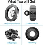 Kaistyle for Magsafe Car Mount【20 Strong Magnets】Magnetic Phone Holder for Car Phone Holder Mount Dash Mounted Holders Cell Phone Holders for Your Car Accessories for Women Men for iPhone 17 16 15 14 - Image 6