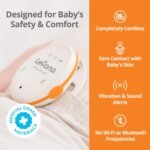 Levana Oma Sense Portable Baby Breathing Movement Monitor with Vibrations and Audible Alerts Designed to Stimulate Baby and Alert Parents - Image 6