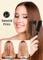 Slick Back Hair Brush & Hair Wax Stick Set - Frizz Control & Flyaway Smoothing - Sleek Ponytails, Buns, Edges - Styling Cream/Gel/Balm/Pomade Stick for Women - Styling Accessories for Girls & Kids - Image 4