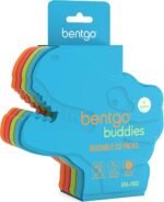 Bentgo Buddies Reusable Slim Ice Packs for Lunch Boxes, Lunch Bags, and Coolers - Multicolored 4-Pack (Dinosaur) - Image 6
