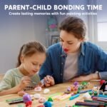 Rock Painting Kit- Glow in The Dark Rock Kit, Arts and Crafts for Kids Ages 6-12, Art Supplies Toy , Kids Craft Paint Kits, Arts & Crafts for Boys Girls Birthday Party Gift Toy - Image 4