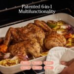 Our Place Bakeware Set | 5-Piece Ceramic Bakeware Collection with Stovetop-to-Oven Griddle Pan | PFAS-Free Non-Toxic Nonstick Pans, Oven Mat & Baking Dishes | Steam - Image 4