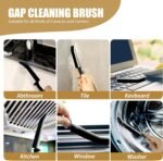 WDRIGE 8Pcs Crevice Cleaning Brushes for Household Use, Grout Cleaner Brush, Hard Bristle Gap Cleaning Tool, Suitable for Kitchen, Bathroom and Other Areas Usually Difficult to Reach - Image 3
