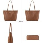 Montana West Tote Bags Vegan Leather Purses and Handbags for Women Top Handle Ladies Shoulder Bags - Image 6