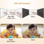 VTimes Baby Monitor with Camera and Audio, 3.2" IPS Screen Video Baby Monitor No WiFi Night Vision, Portable Baby Camera VOX Mode Pan-Tilt-Zoom Alarm and 1000ft Range, Ideal for Baby/Elderly/Pet - Image 4