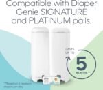 Diaper Genie Easy Roll Refill with 18 Bags - for the Diaper Genie Signature and Platinum pails | Lasts Up to 5 Months or Holds Up to 846 newborn Diapers Per Refill blue 1 Count - Image 5