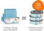 Diaper Genie Easy Roll Refill with 18 Bags - for the Diaper Genie Signature and Platinum pails | Lasts Up to 5 Months or Holds Up to 846 newborn Diapers Per Refill blue 1 Count - Image 7