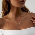 ASCOMY Dainty Gold Pendant Necklace 14k Gold Plated Delicate Tiny Love Heart Star CZ Leaf Pendant Necklace Simple Necklaces Everyday Jewelry for Women - Image 3