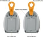 TimeFlys Audio Baby Monitor Portable, Two-Way Talk, Long Range up to 1000 ft, Temperature Monitoring and Warning, Lullabies, Vibration, LCD Display - Image 4