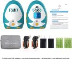 TimeFlys Audio Baby Monitor Portable, Two-Way Talk, Long Range up to 1000 ft, Temperature Monitoring and Warning, Lullabies, Vibration, LCD Display - Image 5