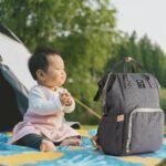 Diaper Bag Multi-Function Waterproof Travel Backpack Nappy Bag for Baby Care with Insulated Pockets, Large Capacity, Durable (Grey) - Image 4