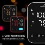 Blood Pressure Monitor for Home Use – Easy@Home Smart BP Machine with Free MyHeartPal App, Automatic Blood Pressure XL Cuff, LED Screen & Voice Function, Supports Apple & Android Devices | EBP-703T - Image 6