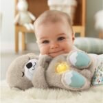 Fisher-Price Baby Toy Soothe 'n Snuggle Otter Portable Plush Sound Machine with Music Lights & Breathing Motion for Newborns 0+ Months - Image 3