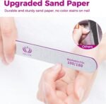 Nail Files and Buffers - Capularsh 16Pack Professional Manicure Tools Kit, 10Pcs 100/180 Grit Double Sided Nail Files for Acrylic Dip Nails, 6Pcs Four Sided 120 Grit Nail Buffer Block for Home Salon - Image 6