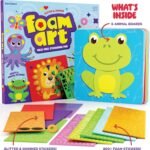 Dan&Darci Foam Sticker Art Craft for Kids - Toddler Arts & Crafts for Ages 3-5 - Boys 4-6 Birthday Gift & Stocking Stuffer - Image 4