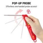 ThermoPro TP03B Digital Meat Thermometer for Cooking, Instant Read Thermometer with Backlight, Kitchen Food Thermometer for Grill Smoker BBQ Oil Deep Fry Candy Bread Coffee with Pop-up Meat Probe - Image 4