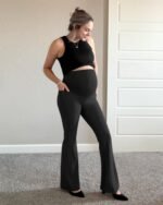 G4Free Women's BareFeel Maternity Flare Leggings - Image 5