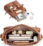 Telena Crossbody Purses for Women Medium PU Leather Shoulder Bag with Multi Pocket for Women - Image 5