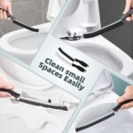 Toilet Brush, 4 Pcs Bathroom Cleaning Brush, Gap Scrub Brush with Hanging Hole, Multifunctional Hard Bristle Crevice Cleaning Brush, Cleaner Tools for Sinks, Tub, Shower, Tile, Toilet Seat (4, Black) - Image 3