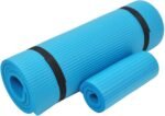 Fitvids All Purpose 1/2-Inch Extra Thick High Density Anti-Tear Exercise Yoga Mat and Knee Pad with Carrying Strap, Multiple Colors - Image 3